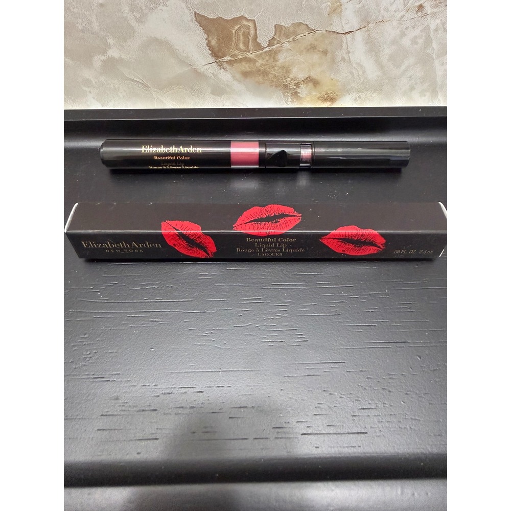 Elizabeth Arden Beautiful Color Liquid Lip Lacquer Casual 27L Mauve Pink 0.08oz‎